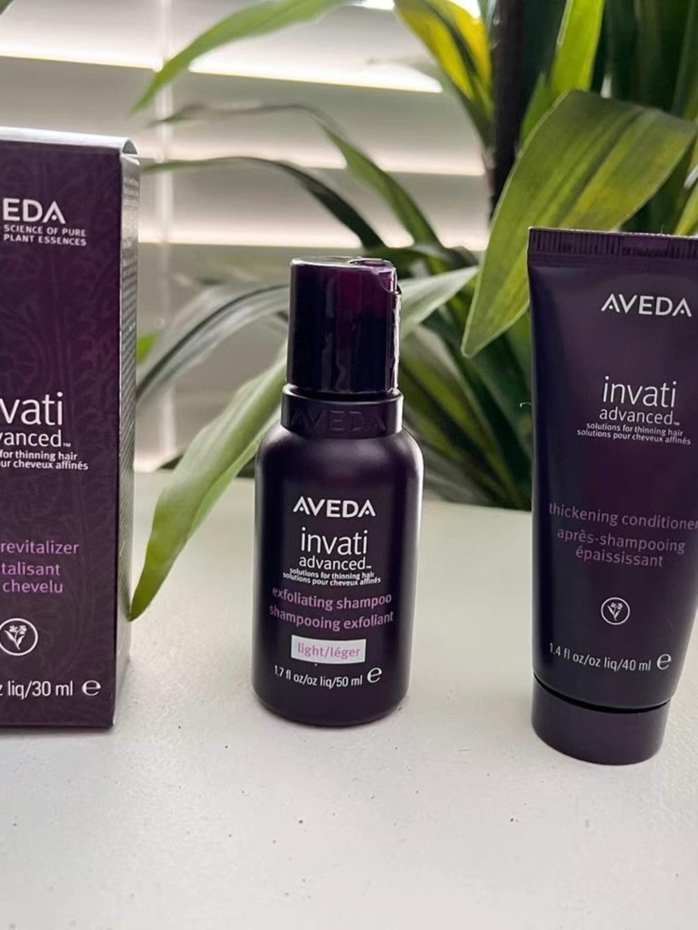New! AVEDA Invati Advanced travel set